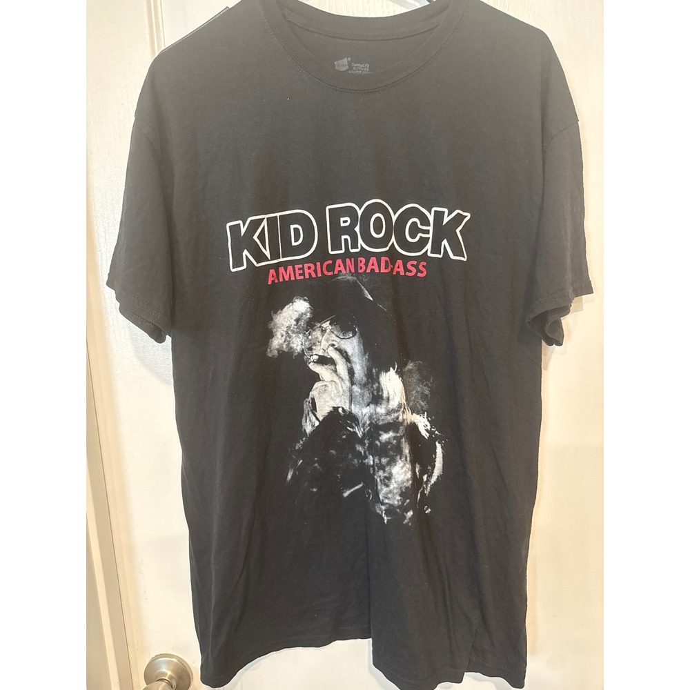 Kid Rock American Badass Rock The Country 2024 Concert Tour Shirt Black XL Jason